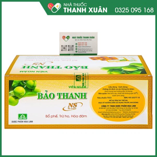 Viên ngậm ho bổ phế Bảo Thanh NS